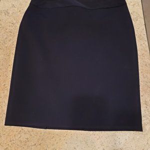 Navy Pencil Skirt